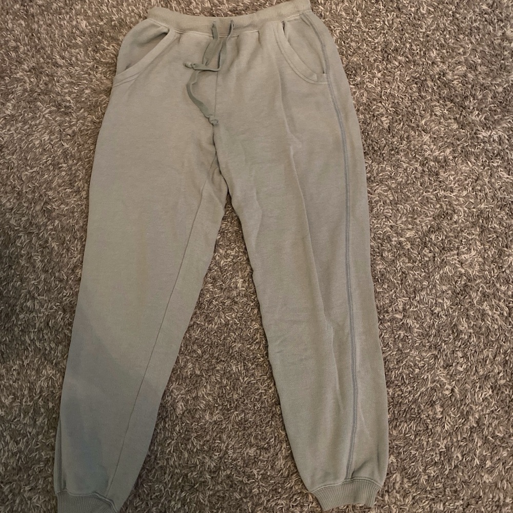 Aerie Light Sage Drawstring Joggers - Picture 1 of 2